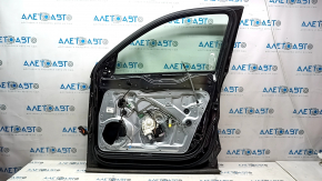 Door assembly front right VW Tiguan 09-17 keyless, black LC9X, bumpers