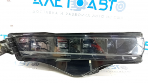 Fog lamp PTF right Lincoln Nautilus 19-23 sand, broken mount, cracks in glass