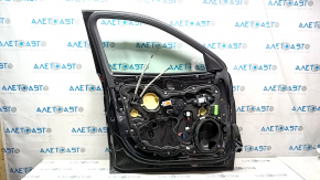 Door assembly front left Jeep Cherokee KL 14- keyless, black PXR, bumpers