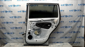 Door assembly rear right VW Tiguan 18- white LC9A, chrome molding, butts