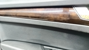 Door trim card front left Audi Q5 80A 18-20 black, with wood insert, black armrest, Bang & Olufsen, scratches, tears