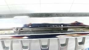 Radiator grill Lincoln Nautilus 19-23 chrome, with emblem, chips, sand on chrome, scratches, crack