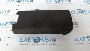 Lincoln MKZ 13-20 Center Console Armrest Dark Gray Leather Scratches Chrome Scratches