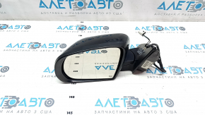 Side mirror left Jeep Cherokee KL 14-18 7+2 pins, turn signal, heating, backlight, black PXR
