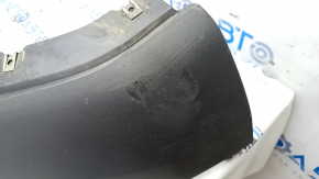 Lower lip of the front bumper Lincoln Nautilus 19-21 without parking sensors, structure, cracks, broken grille, pressed, scratches