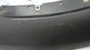 Lower lip of the front bumper Lincoln Nautilus 19-21 without parking sensors, structure, cracks, broken grille, pressed, scratches