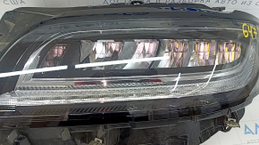 Headlight front left complete Lincoln Nautilus 19-21 LED adaptive, sand