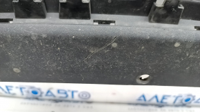 Lincoln Nautilus 19-23 rear bumper lip without parking assistant, towbar and towing hook, structure, dented, broken fasteners, sand, scratches