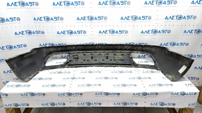 Lincoln Nautilus 19-23 rear bumper lip without parking assistant, towbar and towing hook, structure, dented, broken fasteners, sand, scratches