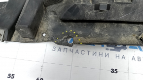 Lincoln Nautilus 19-23 rear bumper lip without parking assistant, towbar and towing hook, structure, dented, broken fasteners, sand, scratches