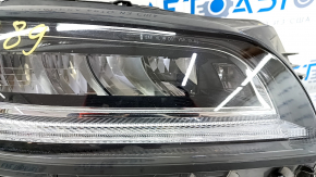 Front right headlight complete Lincoln Nautilus 19-21 LED adaptive, sand, scratches