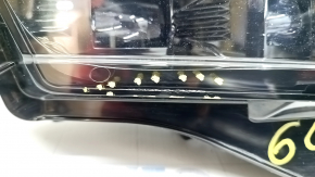 Fog lamp PTF right Lincoln Nautilus 19-23 sand, broken mount, cracks in glass