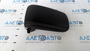 Armrest Mercedes CLA 14-19 leather, black, white stitching