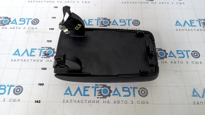 Armrest Mercedes CLA 14-19 leather, black, white stitching