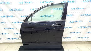 Door assembly front left VW Tiguan 18- keyless, black LC9X, painted 0.25-0.3, bumps
