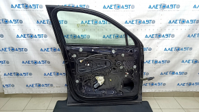 Door assembly front left VW Tiguan 18- keyless, black LC9X, painted 0.25-0.3, bumps