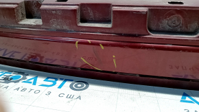 Bumper rear bare top Jeep Patriot 11-17 red, scratch