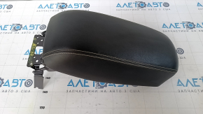 Armrest Jeep Cherokee KL 14-18 leather, black, white stitching, scratch