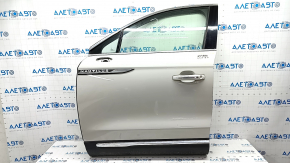 Door assembly front left Lincoln Nautilus 19-23 keyless, triplex, beige GS, chips on the end