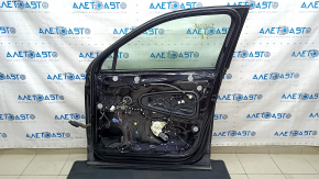Door assembly front right VW Tiguan 18- keyless, black LC9X, painted 0.25-0.3, butt