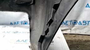 Rear bumper bare top Chevrolet Volt 16 - graphite, scratches, cracks in fasteners