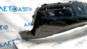 Rear bumper bare bottom Chevrolet Volt 16 - for parking sensors, black, scratches
