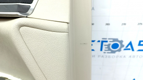 Door trim card front left Lincoln Nautilus 19-23 brown with beige, wood trim, for dry cleaning