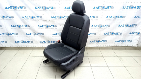 Driver's seat VW Tiguan 18- with airbag, electric, heated, black leather, perforation, for cleaning