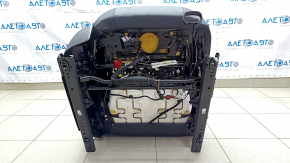 Passenger seat VW Tiguan 18- with airbag, mechanical, heated, leather black, perforated, for cleaning