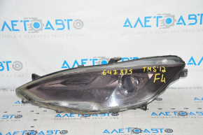 Headlight front left Tesla Model S 12-15 pre-rest, assembled, in black film