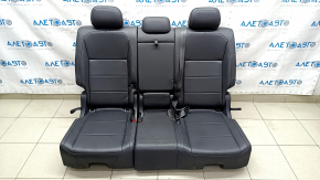 Rear row of seats 2nd row VW Tiguan 18 - black leather, perforation, dented leather, broken trim