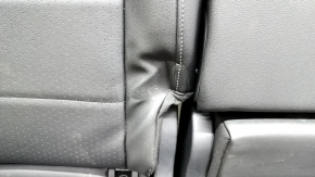 Rear row of seats 2nd row VW Tiguan 18 - black leather, perforation, dented leather, broken trim