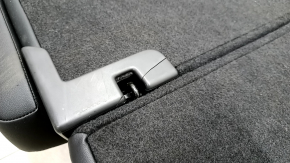 Rear row of seats 2nd row VW Tiguan 18 - black leather, perforation, dented leather, broken trim