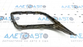 Left muffler frame VW Tiguan 18 - chrome, cracks on chrome