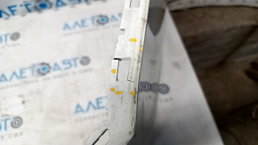Rear bumper bare upper part VW Tiguan 18- white, cracked fasteners