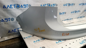 Rear bumper bare upper part VW Tiguan 18- white, cracked fasteners