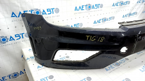 Bare front bumper VW Tiguan 18 - black, scratches
