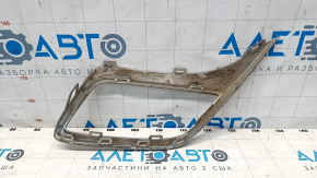 Right muffler frame VW Tiguan 18- chrome, chrome swelled, scratch