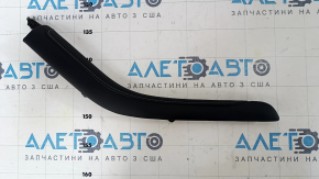 Center console trim side left Lexus CT200h 11-17 upper, black, leather