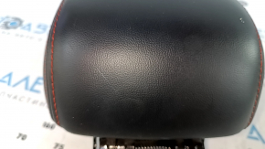 Dodge Journey 11 Armrest - Leather, Black, Red Stitching, Scratch