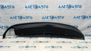 Rear bumper lip VW Passat b7 12-15 USA structure, for 1 pipe, dented