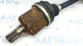 Front left axle Volvo XC90 16-22 with hub and drive, broken tripod of inner CV joint, rusty hub