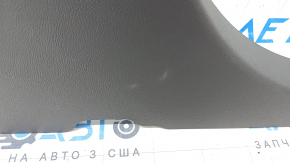 Center pillar trim lower left Lincoln Nautilus 19-23 brown, plastic turned white