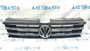 Radiator grill VW Tiguan 18- with emblem, under radar cruise, sand