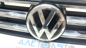 Radiator grill VW Tiguan 18- with emblem, under radar cruise, sand