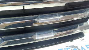 Radiator grill VW Tiguan 18- with emblem, under radar cruise, sand