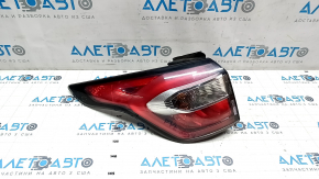 Outer wing lamp left Ford Escape MK3 17-19 rest, scratches
