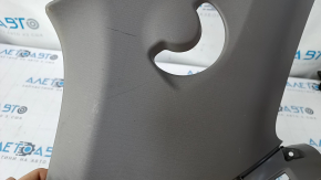 Rear pillar trim left rear Toyota Highlander 14-19 gray, worn, broken mount