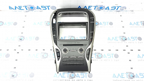Lincoln Nautilus 19-21 climate and monitor control panel with heating and ventilation, without park assist, for active steering, crack in mount