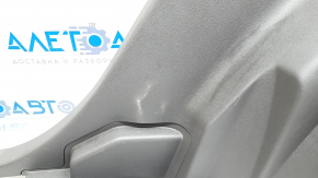 Right arch trim Lincoln Nautilus 19-23 brown, under 2 rows of seats, broken fasteners, scratches, whitened plastic, dented